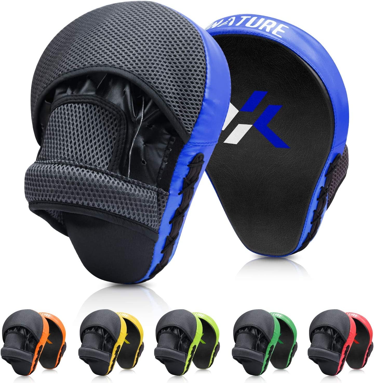 "Ultimate Curved Boxing MMA Punching Mitts for Precision Striking"