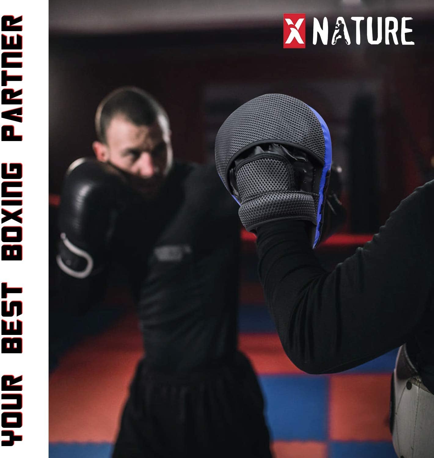 "Ultimate Curved Boxing MMA Punching Mitts for Precision Striking"