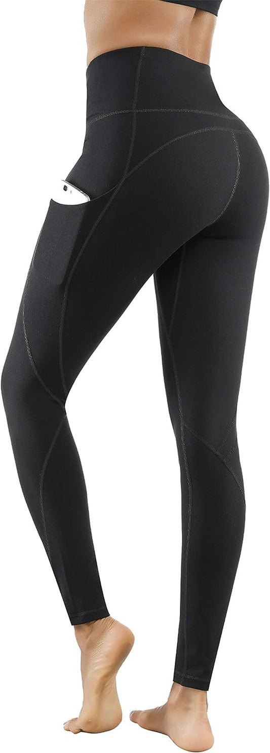 "Ultimate High Waist Yoga Pants: Tummy Control, Pocketed, 4-Way Stretch Leggings"