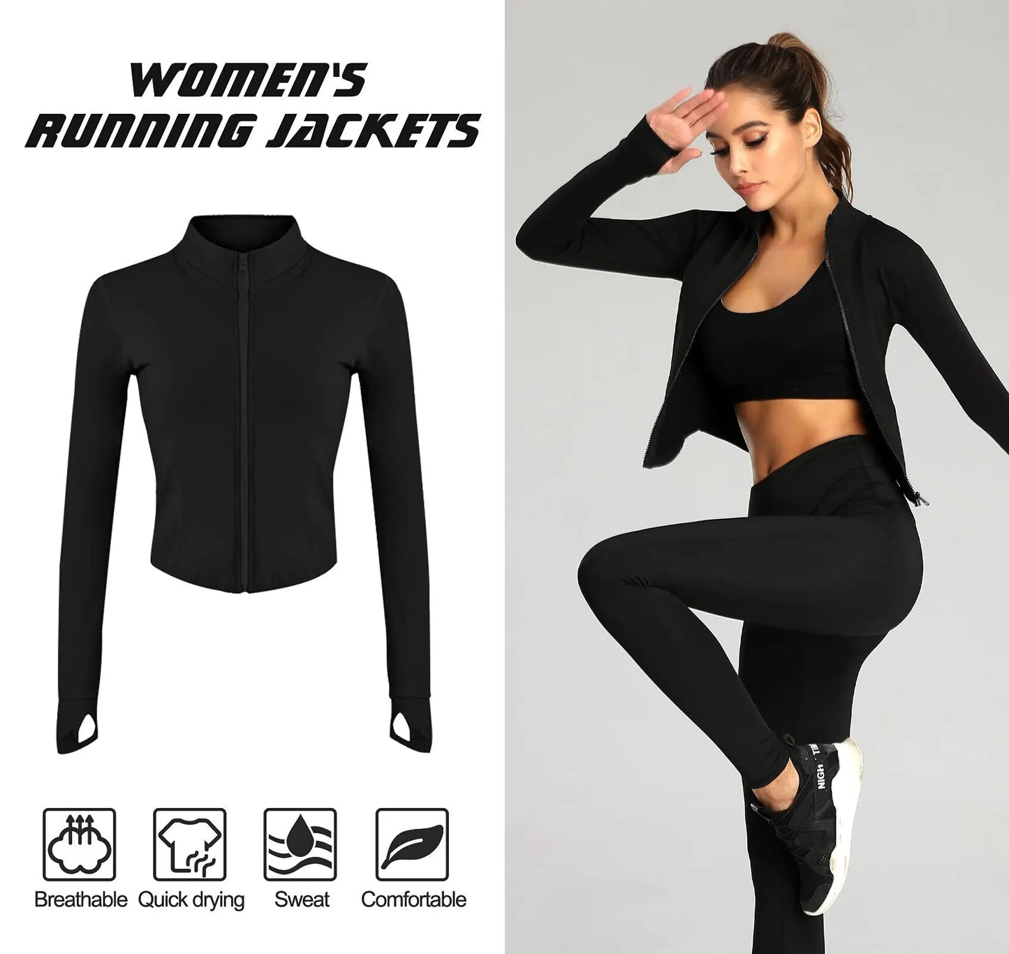 Women's Slim Fit Yoga Jacket