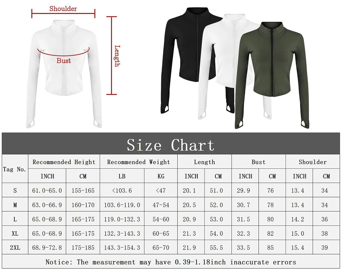 Women's Slim Fit Yoga Jacket